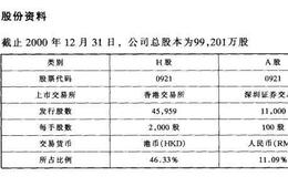 已公开发行A股的H股公司之仪征化纤股份有限公司