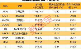 全球最牛公司股价再创新高 市值比阿里+腾讯还多3个美团点评