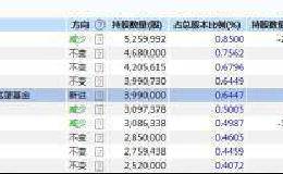 大曝光！邓晓峰、赵军、冯柳等知名私募最新持股来了