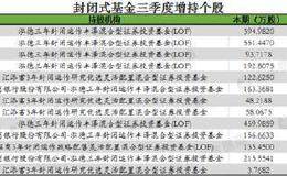 封闭式基金偏爱制造业 13家上市公司获增持