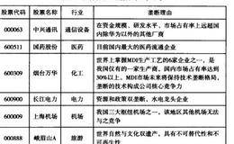 垄断经营龙头股——具有垄断能力的上市公司