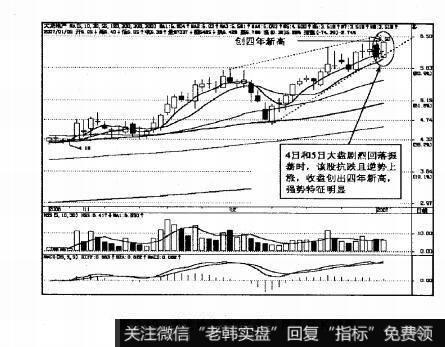 图2.10大龙地产2007年1月5日K线图