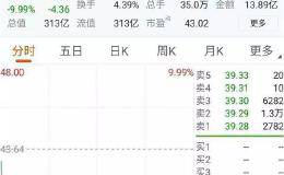 300亿大白马闪崩跌停 社保一天没了2个亿！砸盘的竟是他们？