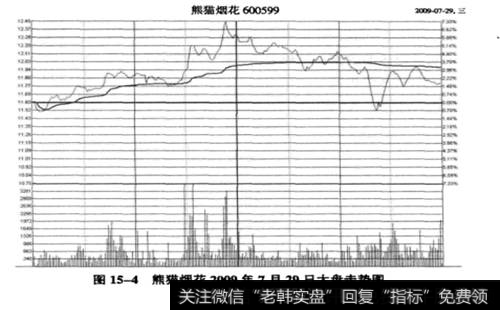 熊猫烟花2009年7月29日的大盘走势图