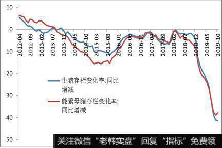 10月能繁母猪存栏量出现拐点，生猪存栏量同比跌幅缩小