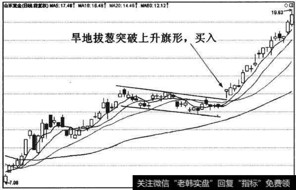 旱地拔葱后市看涨，买入