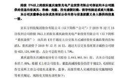 京东方A：重庆渝资减持1.79%股份 均价4.01元