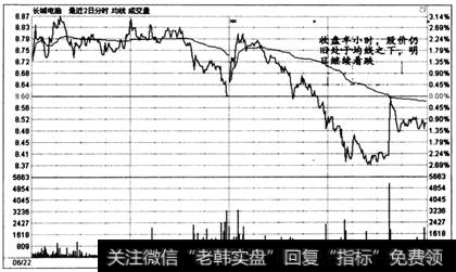 图6-64  时间效应实战盘口案例9 -5