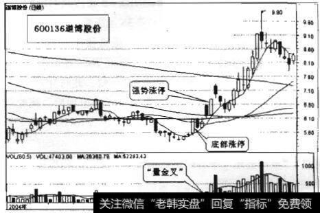 图10-13 遭博股份走势图