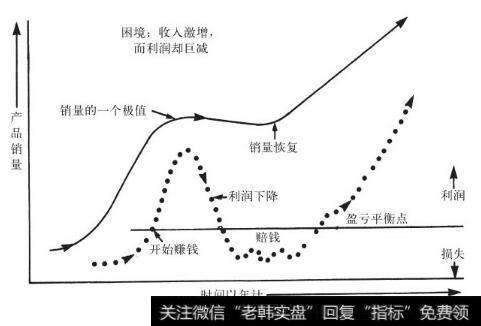 利润将会迅速转化成亏损。过后，当问题被解决后，收入再次增加，亏损减少。短期内，盈利能力得以恢复，紧接着是持续的利润