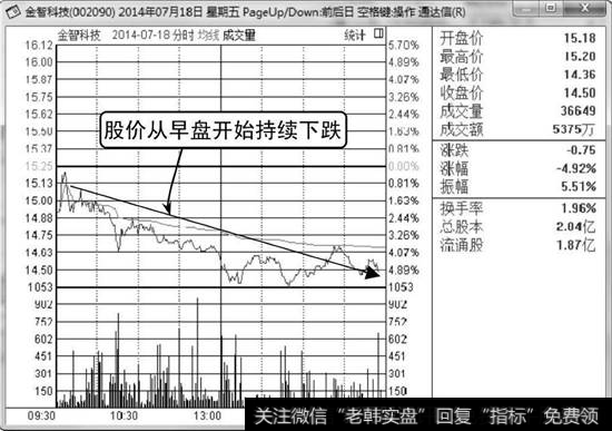 金智科技分时走势图