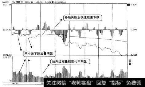 暴跌的分时走势图