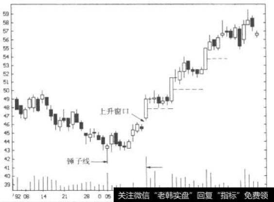 窗口与成交量:苹果公司日线