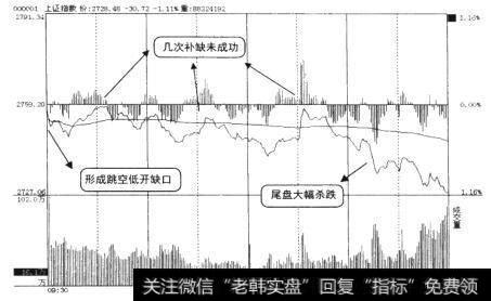 大盘某天的分时走势图