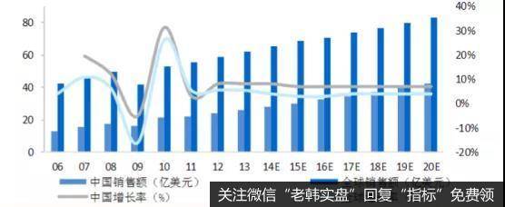 近年国内外市场规模及增速