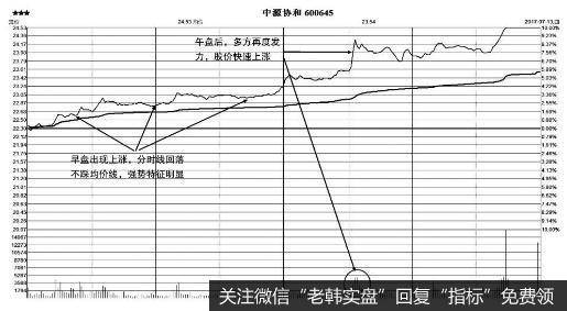 中源协和2017年7月13日分时图