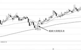 大盘底部现大阳与强势股连续大阴止跌放大阳与买点