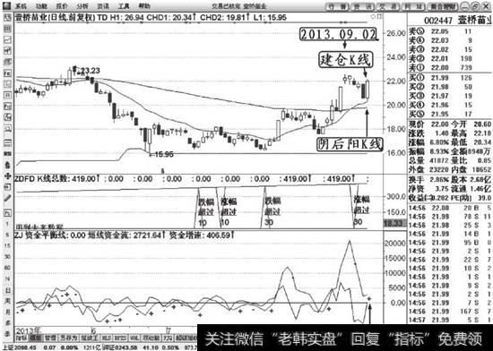 壹桥苗业（002447）建仓K线解说图