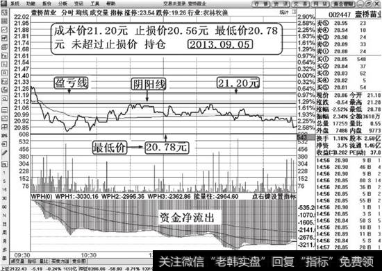 壹桥苗业（002447）持仓分时解说图