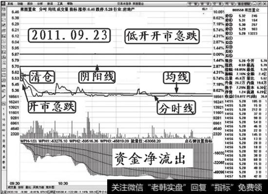 跳空低开开市急跌解说图